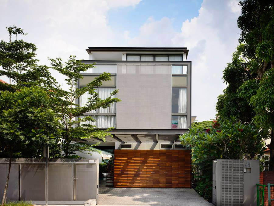 新加坡开放式空间的现代住宅设计