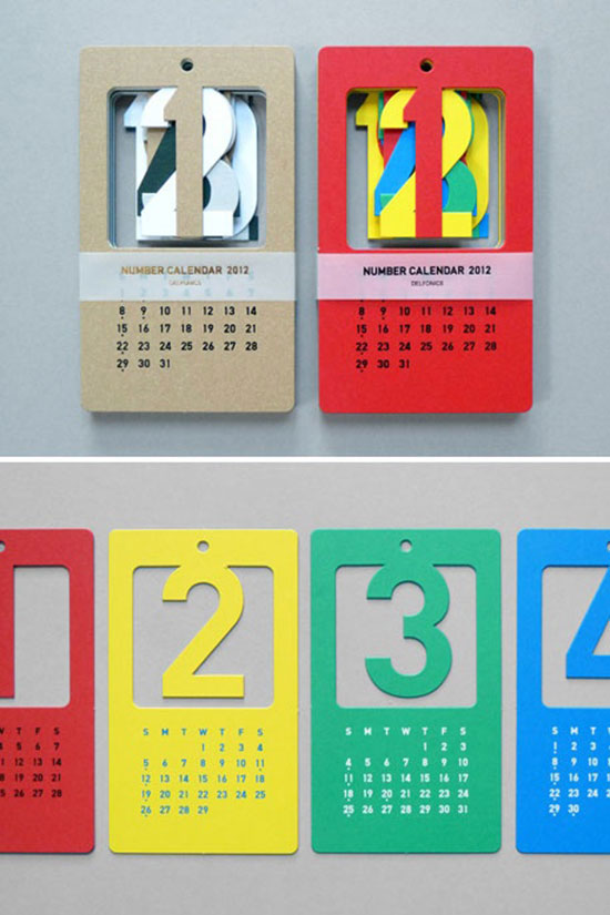 48个创意日历设计欣赏