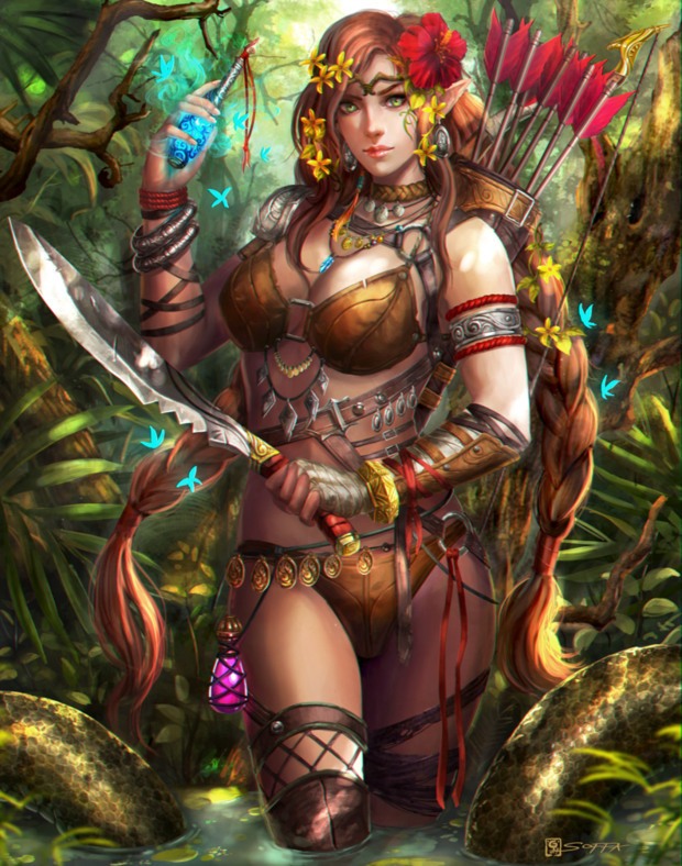 印尼Soffa概念人物插画欣赏