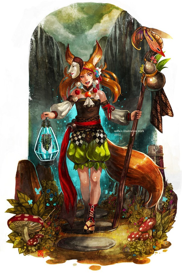 印尼Soffa概念人物插画欣赏