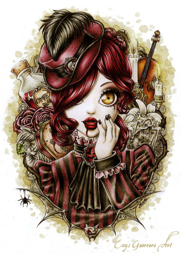 Enys Guerrero创意肖像插画欣赏