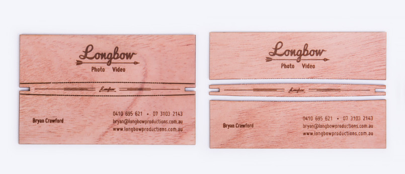名片一秒变弓箭:Longbow创意名片设计