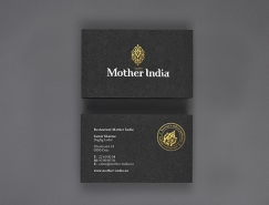 挪威Mother India印度餐厅视觉形象设计
