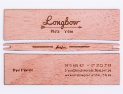 名片一秒变弓箭:Longbow创意名片设计