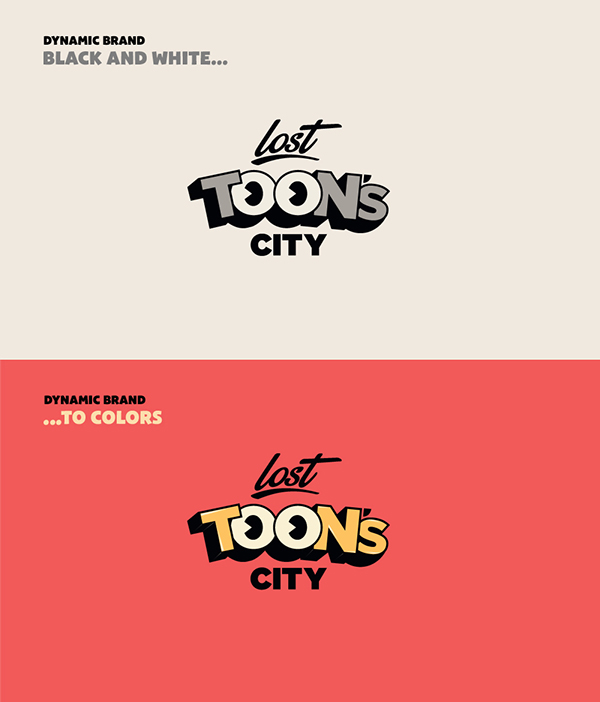 Lost Toon's City游乐场视觉形象设计