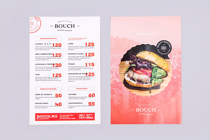 Bouch Burger Bistro汉堡品牌形象设计