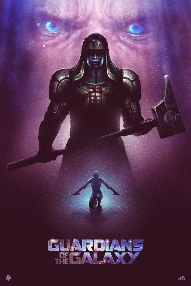 15个漂亮的银河护卫队(Guardians of the Galaxy)海报插画欣赏