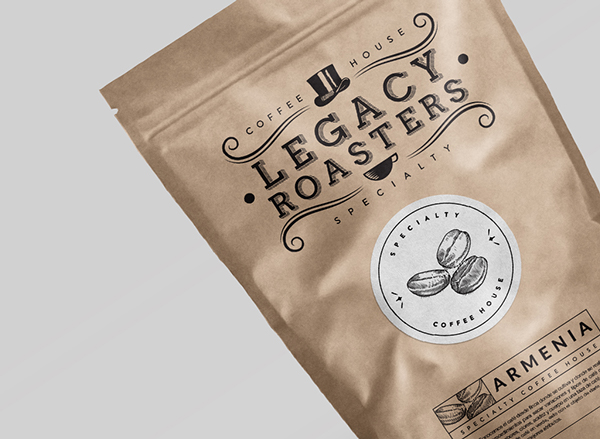 Legacy Roasters咖啡馆品牌视觉形象设计