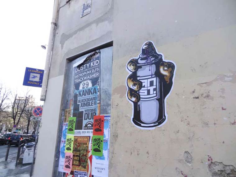 法国艺术家RNST街头涂鸦作品欣赏