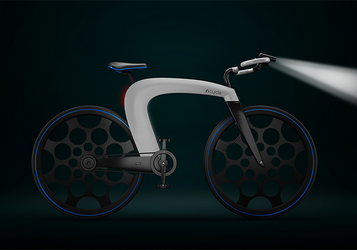 极简时尚的nCycle智能电动自行车