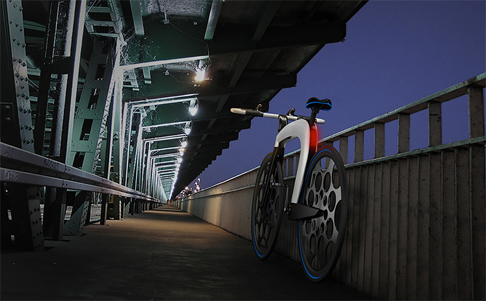 极简时尚的nCycle智能电动自行车