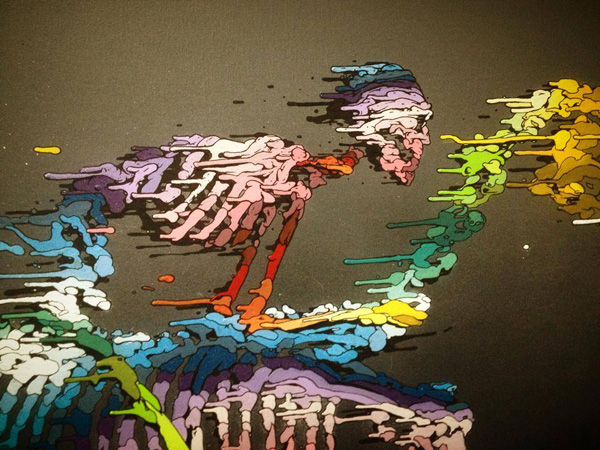 法国艺术家Brusk创意街头涂鸦作品