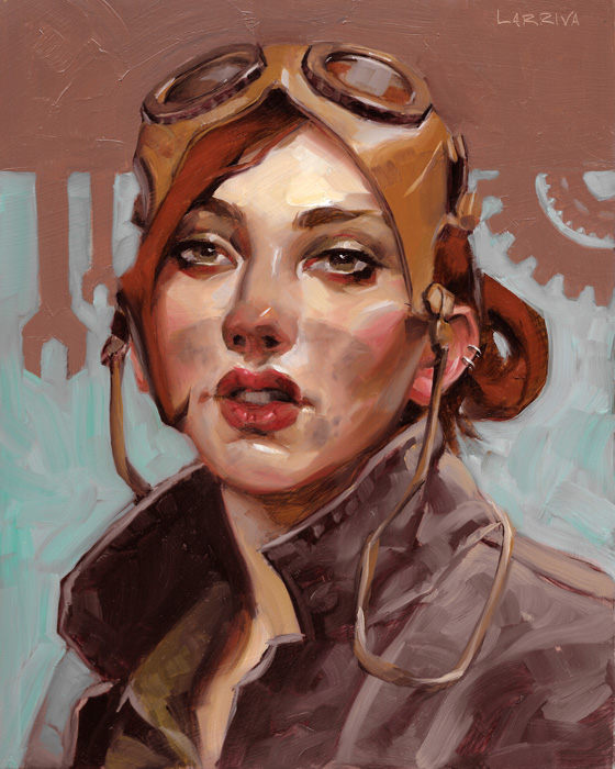 John Larriva人物肖像插画