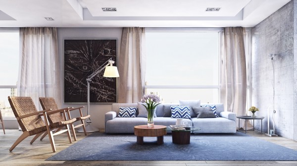 4个舒适简约的现代公寓设计