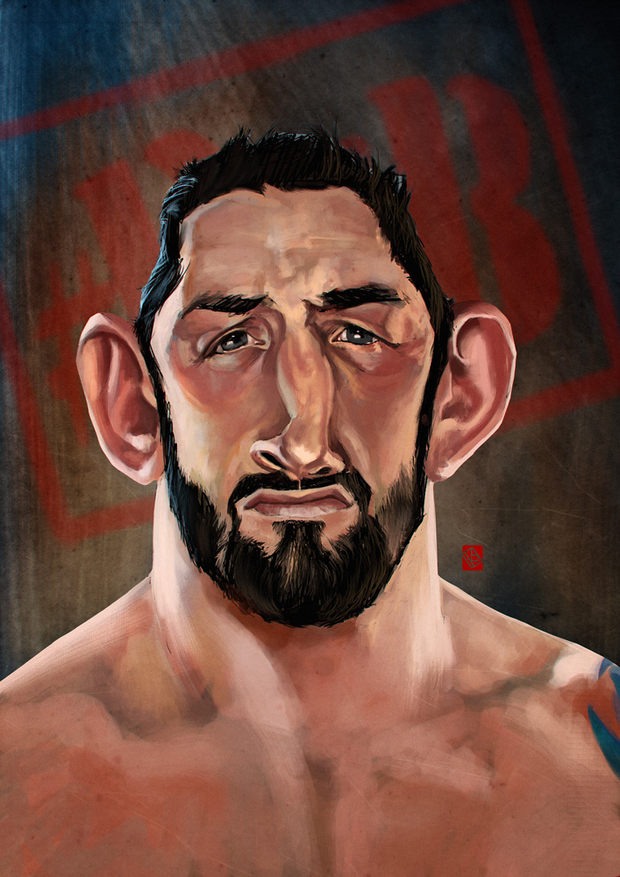 Khasis Lieb肖像插画作品