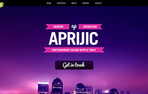 40个国外漂亮的单页面网站设计
