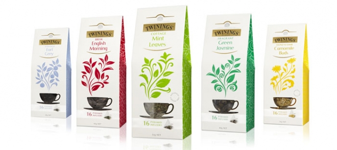 伦敦Twinings茶包装设计欣赏