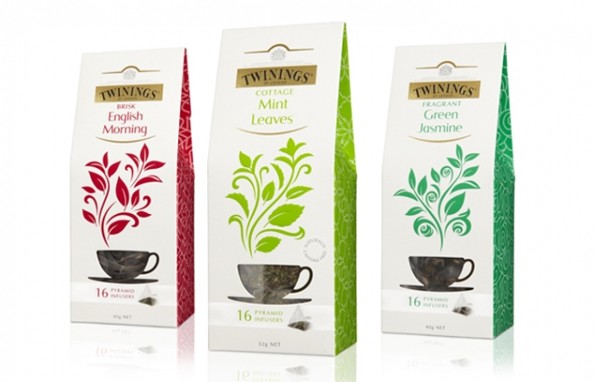 伦敦Twinings茶包装设计欣赏