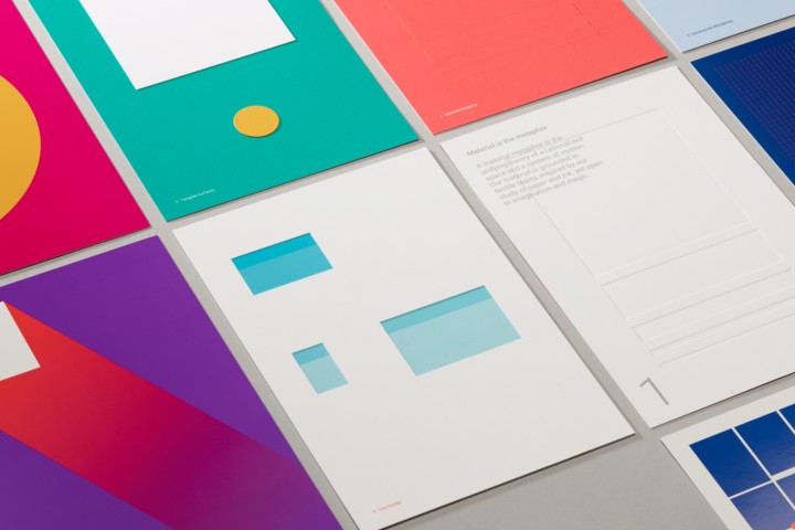 Google Material Design设计语言宣传手册设计
