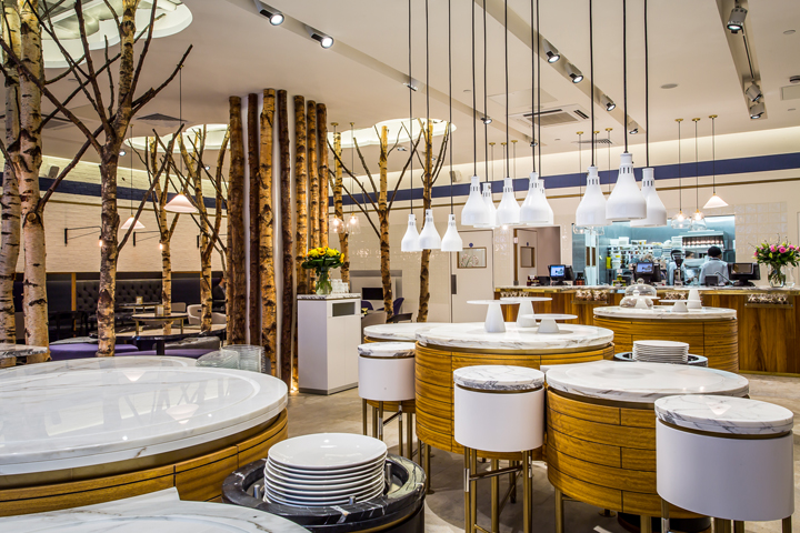 伦敦Ethos餐厅室内空间设计