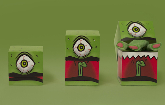 有趣的怪物糖果包装设计