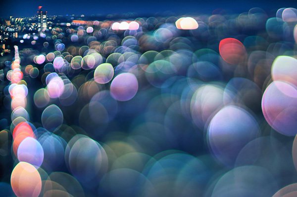 Takashi Kitajima梦幻迷离的都市夜景