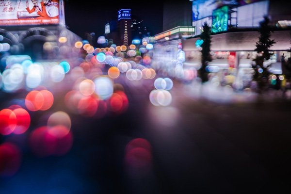 Takashi Kitajima梦幻迷离的都市夜景