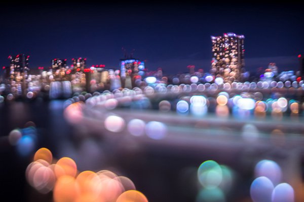 Takashi Kitajima梦幻迷离的都市夜景