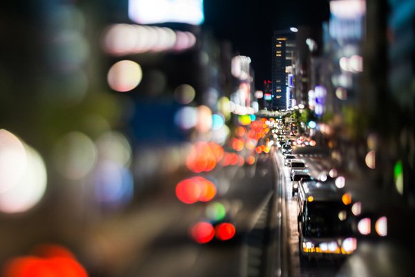 Takashi Kitajima梦幻迷离的都市夜景