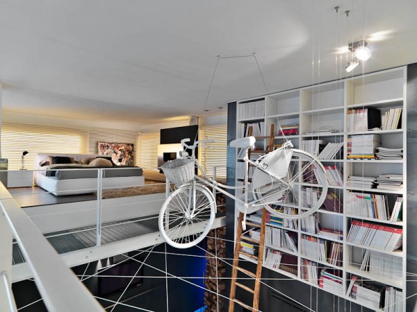三个时尚艺术家的创意Loft住宅设计