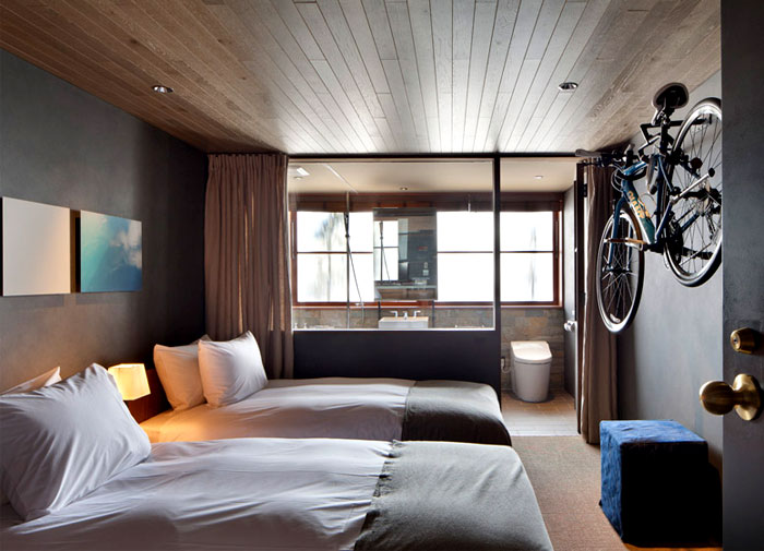 日本尾道HOTEL CYCLE创意自行车酒店