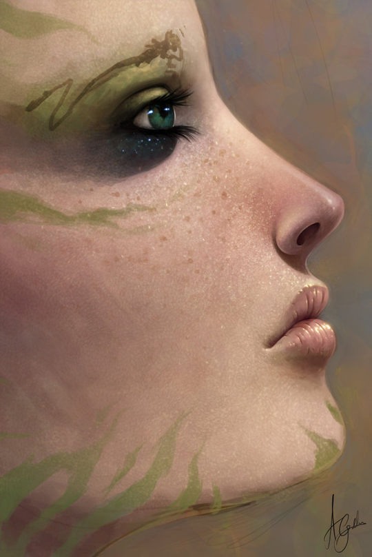 Aaron Griffin肖像插画欣赏