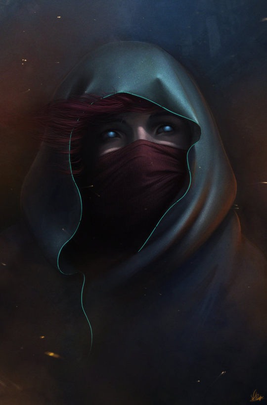 Aaron Griffin肖像插画欣赏