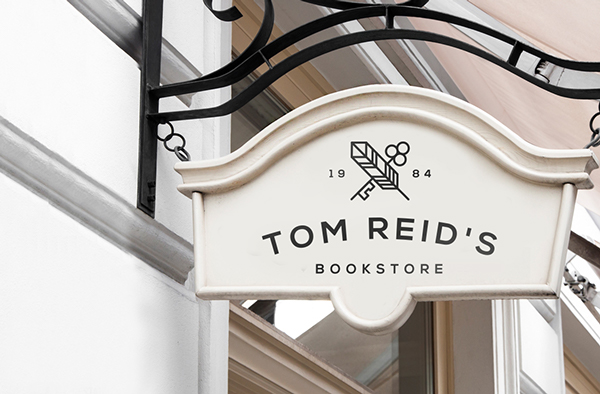 Tom Reid's书店品牌形象设计