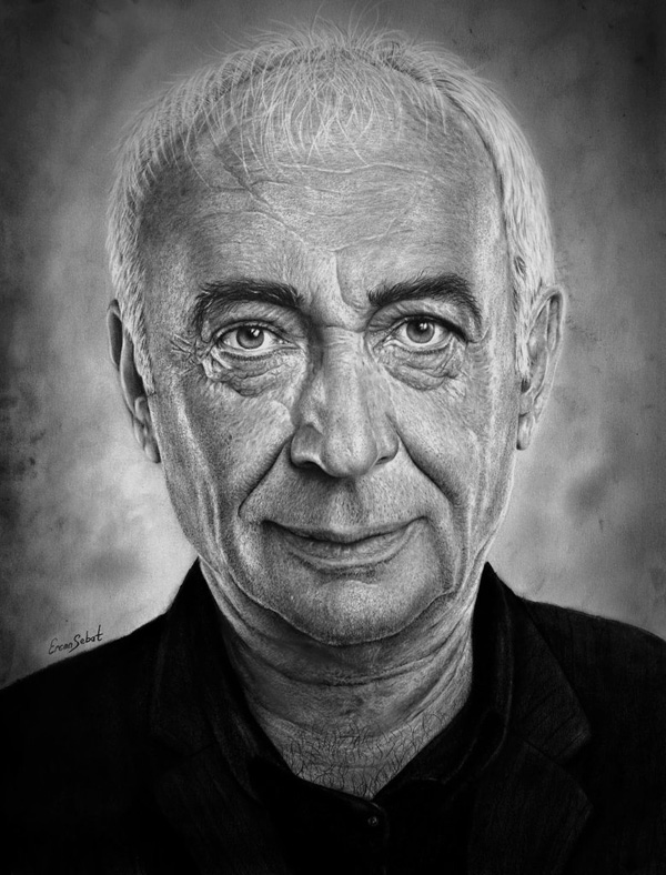 Ercan Sebat明星肖像铅笔画欣赏