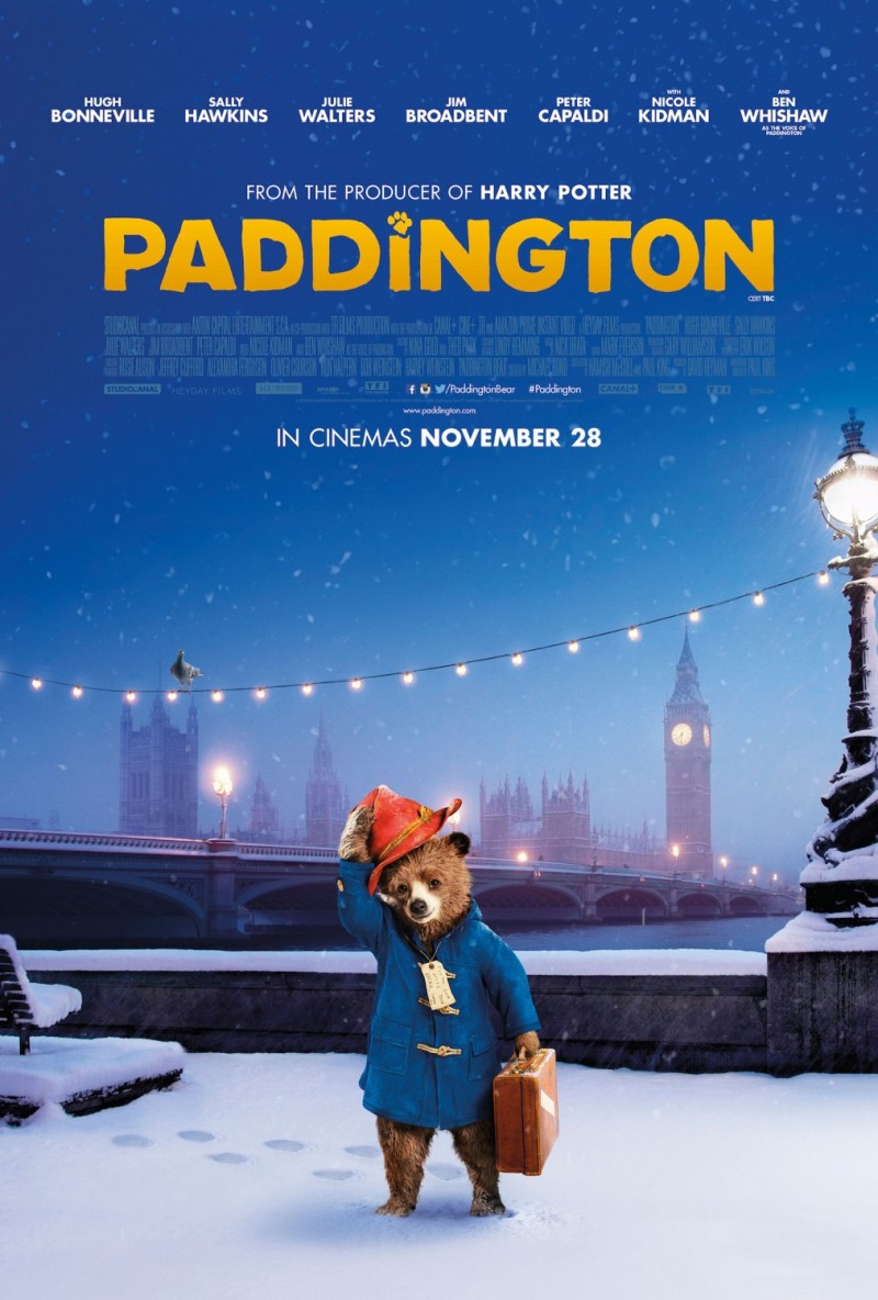 电影海报设计欣赏:帕丁顿熊(Paddington)