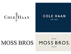 COLE HAAN和MOSS BROS更新形象标识