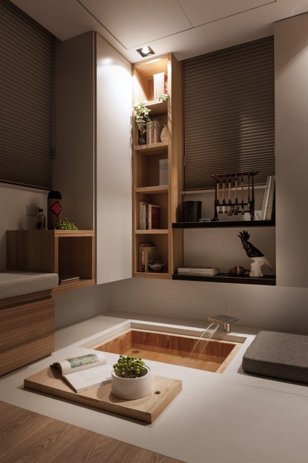 台湾26平米极简小公寓设计