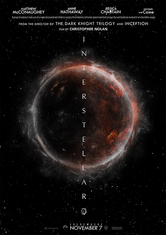 25款星际穿越(Interstellar)电影海报设计欣赏