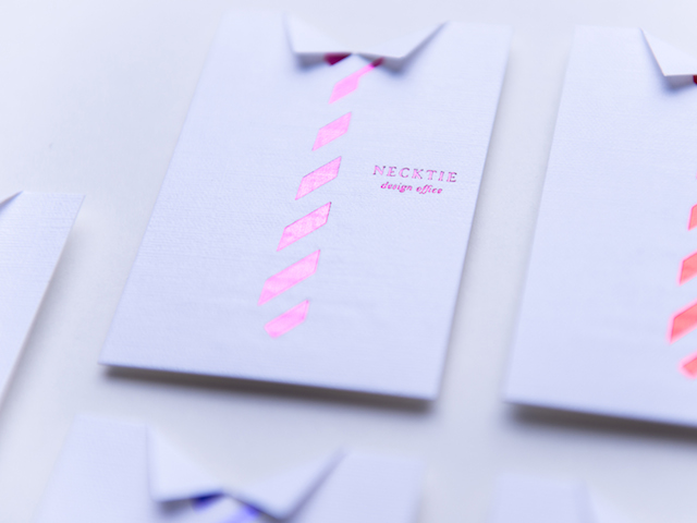 日本设计工作室Necktie名片设计
