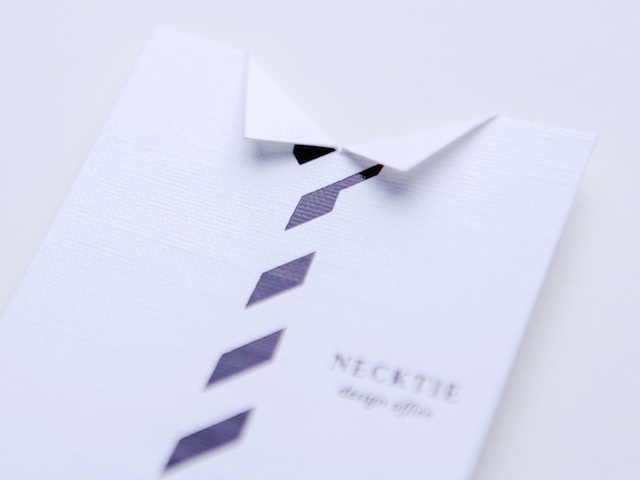 日本设计工作室Necktie名片设计