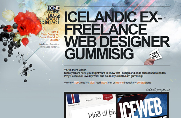 40个国外大字体排版的网站设计欣赏