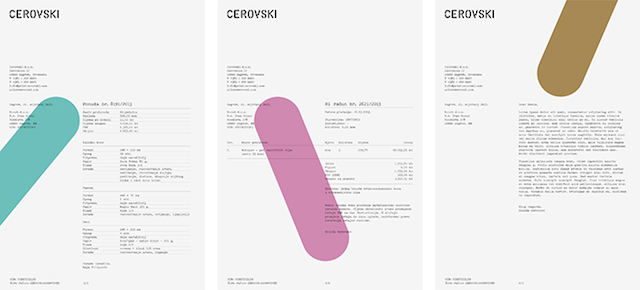 印刷制作商Cerovski品牌视觉设计欣赏