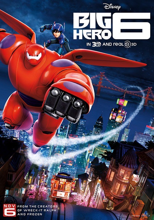 超能陆战队(Big Hero 6)电影海报欣赏