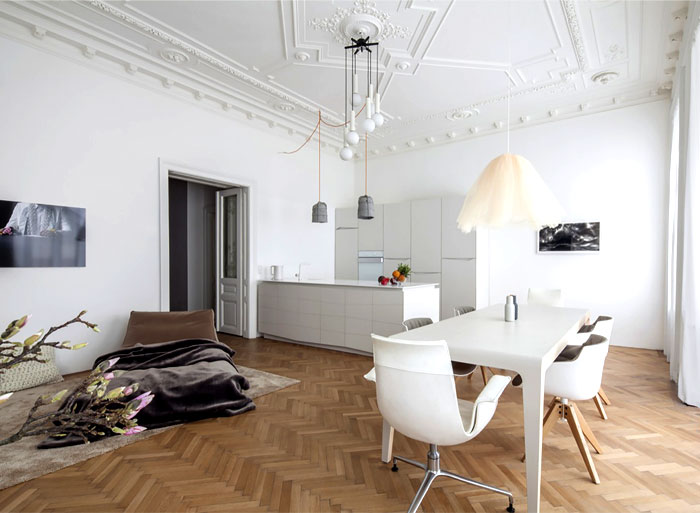 维也纳复古风格H + M公寓设计