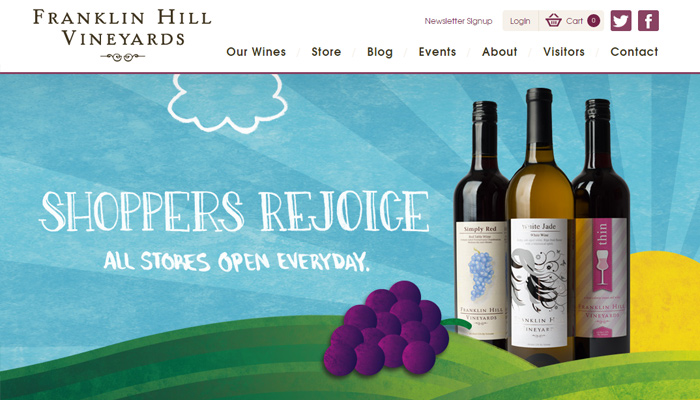 30个葡萄酒和葡萄庄园网站设计欣赏