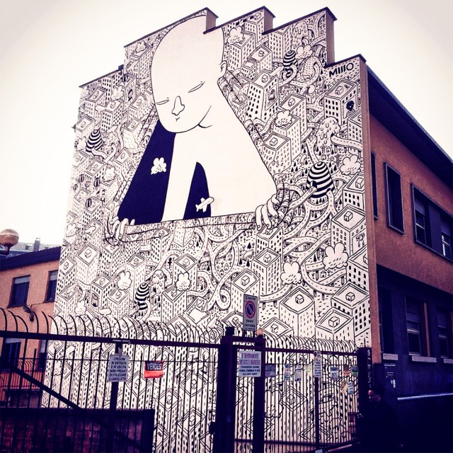 意大利艺术家Millo街头壁画作品欣赏