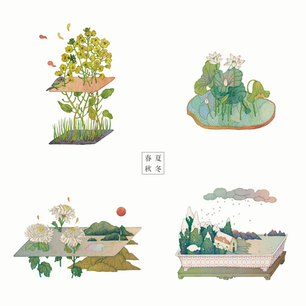 2015台湾传统节庆历书设计