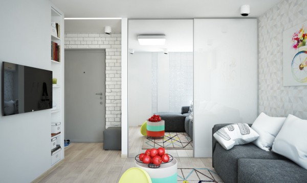 紧凑舒适的50平米小公寓设计