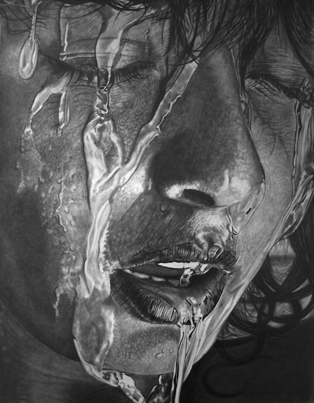 Paul Shangai超逼真的铅笔肖像画欣赏